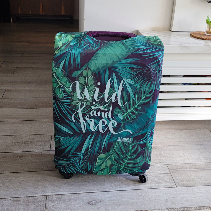 FUNDA PARA VALIJA MEDIANA - WILD AND FREE